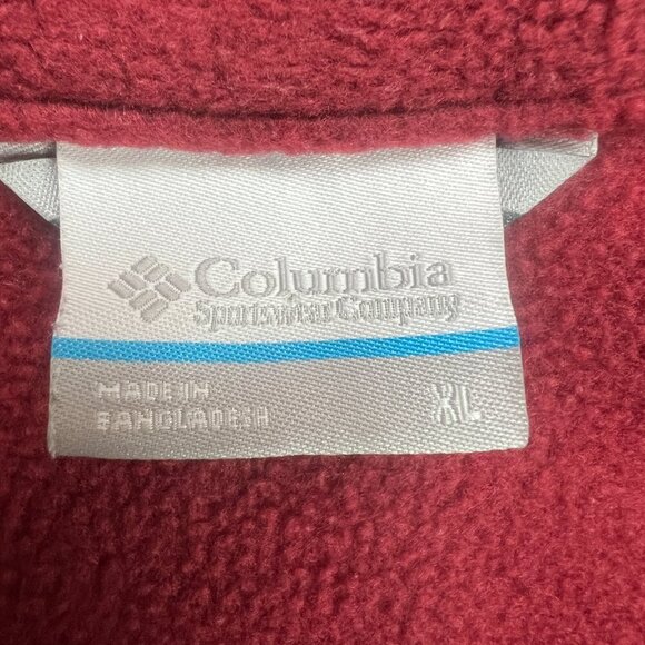 Columbia Fleece Men's Red Vest Size XL - Picture 5 of 7